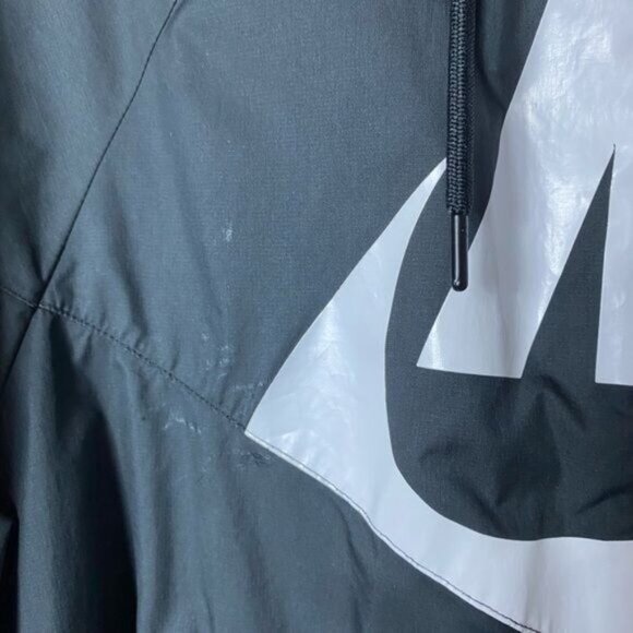 Vtg Nike GX1 Triple Windrunner Jacket Medium Sportswear Black Red Tag Active - Picture 6 of 10